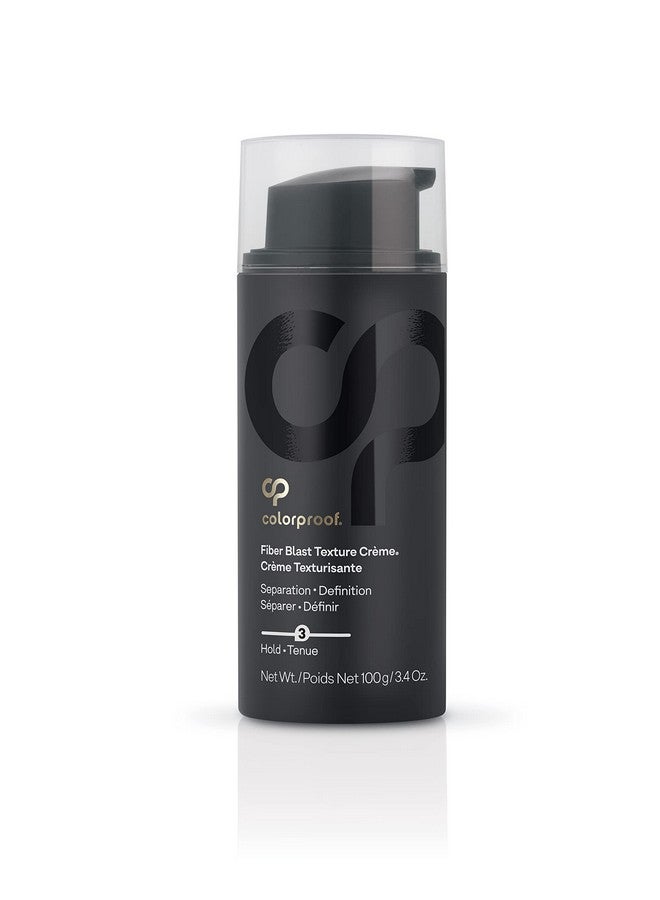Fiber Blast Texture Crème 3.4Oz Creates Separation Texture & Shine Medium Hold Paste Sulfatefree Vegan