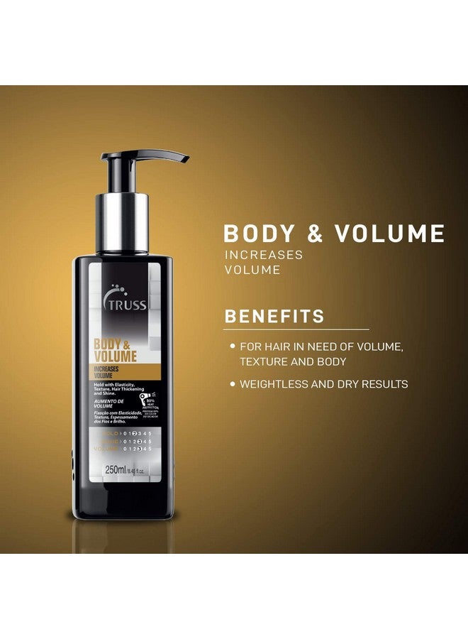 Body & Volume Weightless Heat Activated Cream For Volume And Texture To Thin Oily Hair Types Light To Medium Hold With Elasticity Hair Thickening & Shine (8.45Oz)
