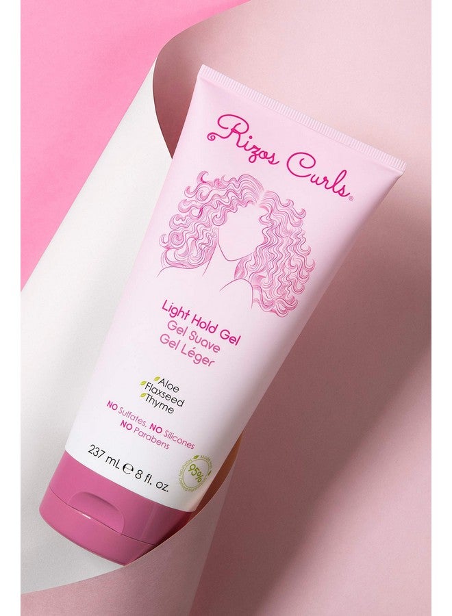 Light Hold Styling Gel For Curly & Wavy Hair Siliconefree (8Oz)