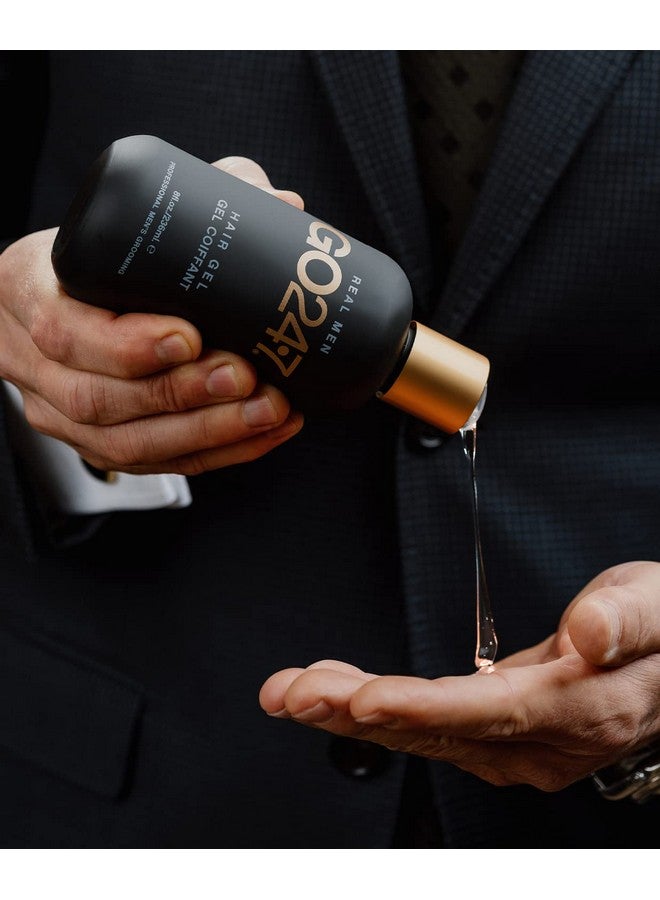 Hair Gel Strong Hold / Natural Finish 8 Oz