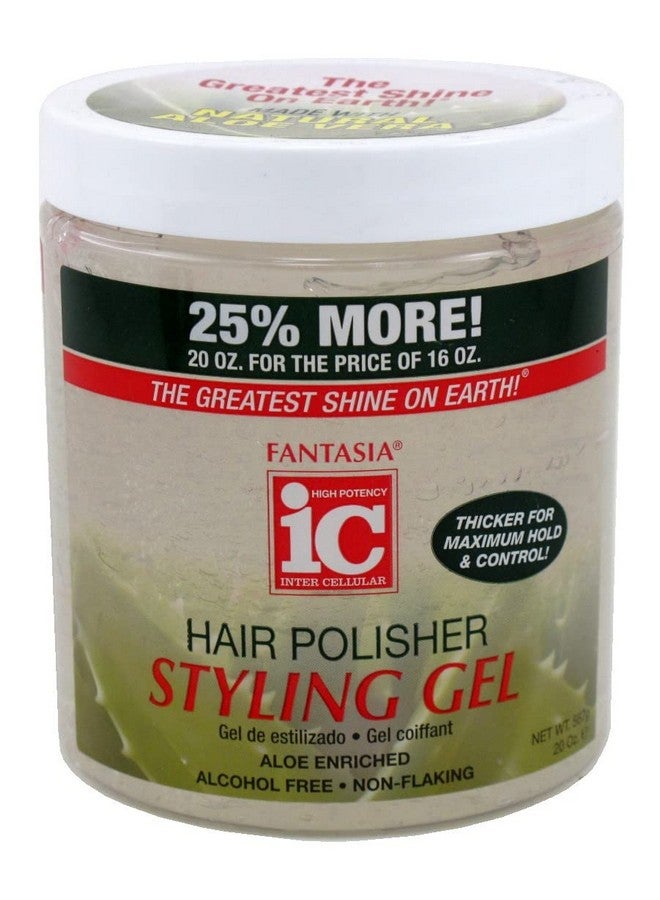Fantasia Hair Polish Styling Gel With Sparkle Lites Regular By Fantasia 16 Ounce