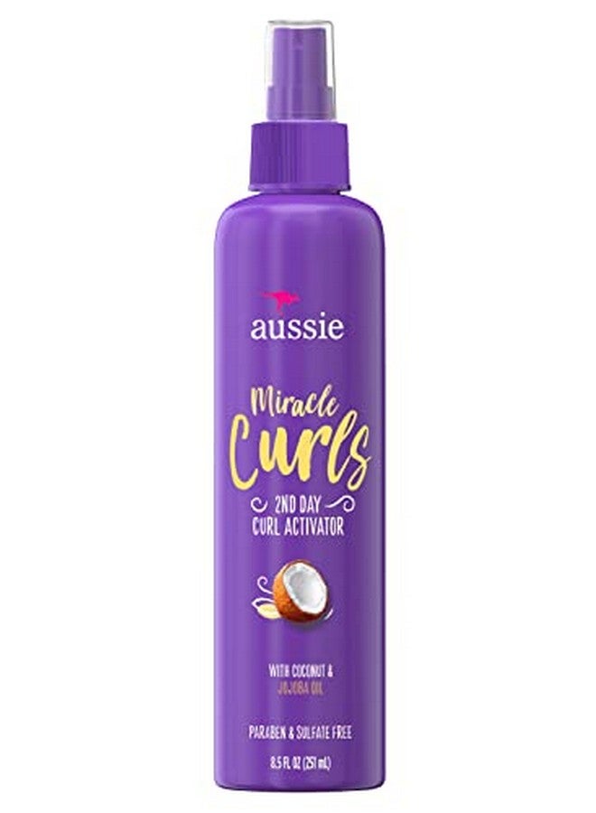 Miracle Curls 2Nd Day Curl Activator Coconut & Jojoba Oil 8.5 Fl Oz (Pack Of 2)