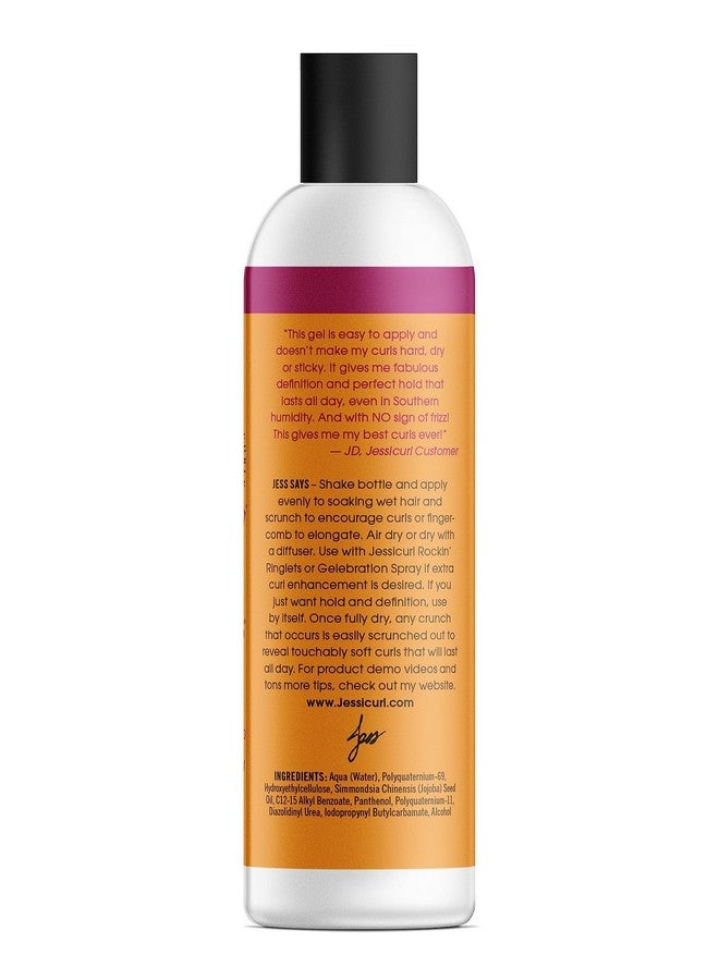 Spiralicious Gel No Fragrance Added 8 Fl Oz. Curl Defining Curly Hair Products Hair Gel For Curly Hair And Frizz Control For All Hair Types