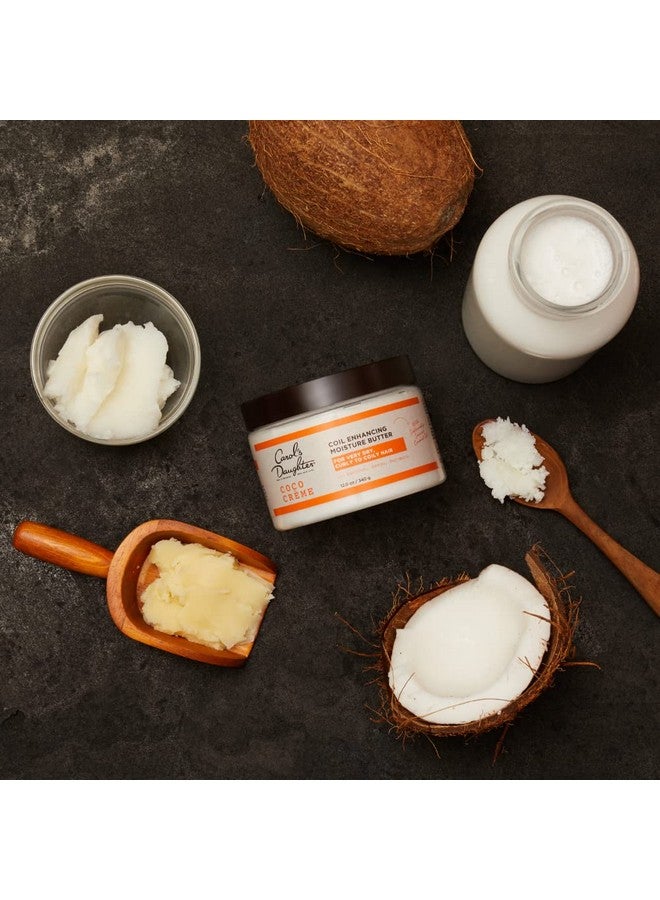 Carol?S Daughter Coco Creme Coil Enhancing Moisture Butter For Very Dry Hair With Coconut Oil And Mango Butter Paraben Free And Silicone Free Butter For Curly Hair 12 Oz
