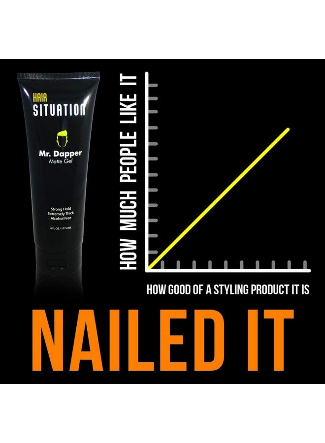 Mr. Dapper Matte Hair Gel Strong Hold For Men