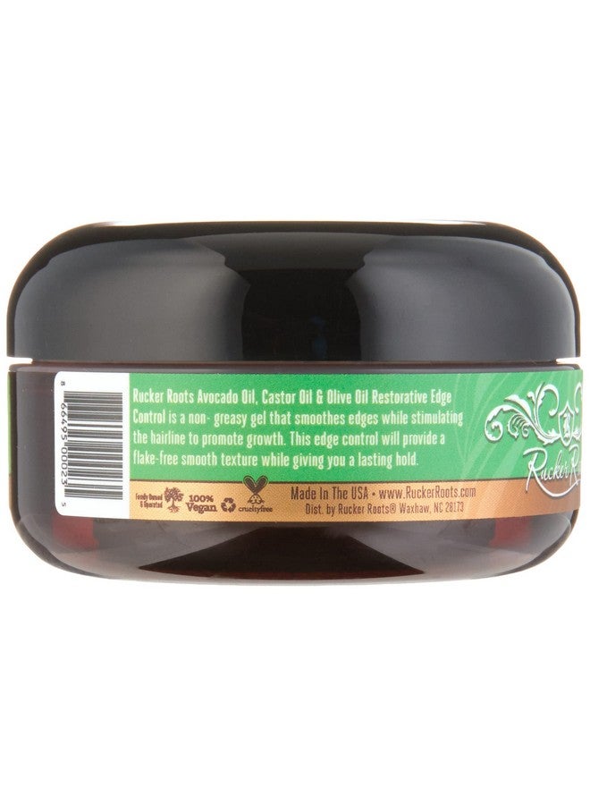 Restorative Edge Control Light To Medium Hold; For All Hair Types; Avacado Oil;Restores Edges; Smoothes Flyaways; Nongreasy;Flake Free