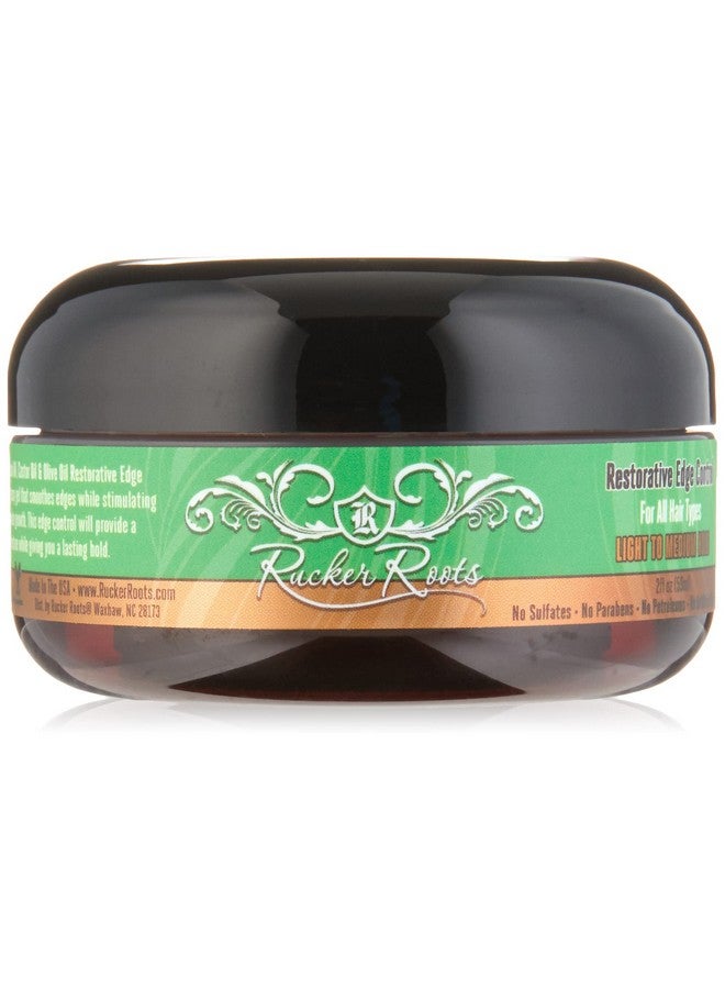 Restorative Edge Control Light To Medium Hold; For All Hair Types; Avacado Oil;Restores Edges; Smoothes Flyaways; Nongreasy;Flake Free
