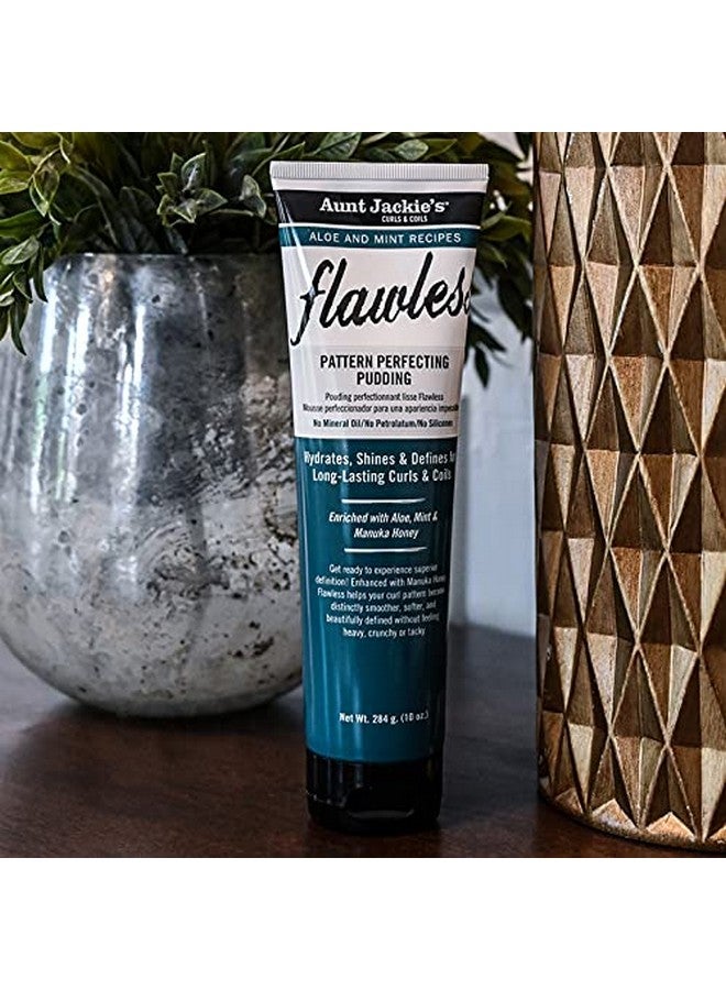 Aloe And Mint Recipes Flawless Pattern Perfecting Pudding Enhanced With Manuka Honey For Long Lasting Curls & Coils 10 Oz Green