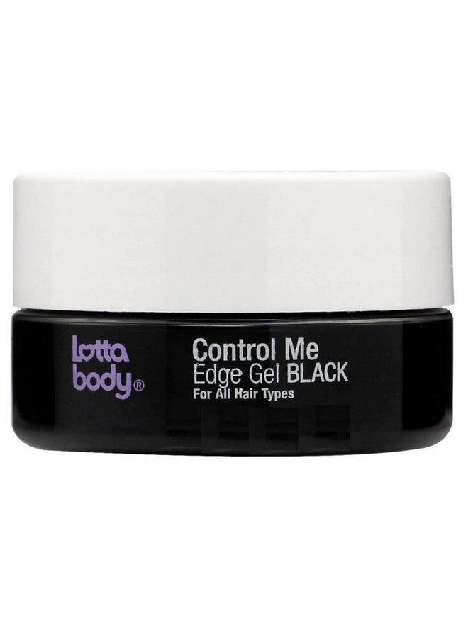 Control Me Edge Gel With Coconut & Shea Oils For All Hair Types Black 2.25 Ounce (Pack Of 1)