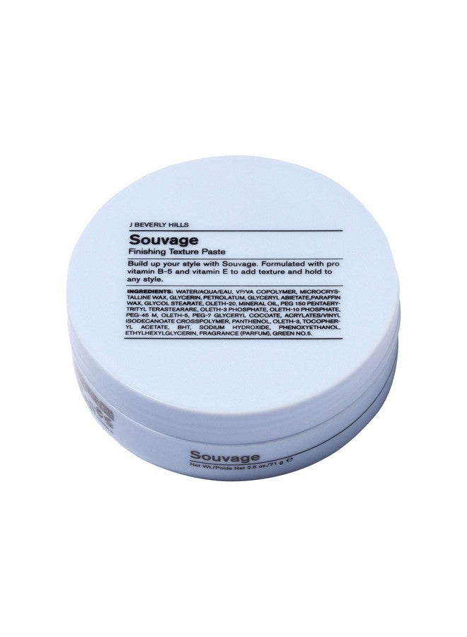 Blue Souvage Finishing Texture Paste With Vitamin E For Strong Hair 2.5 Oz