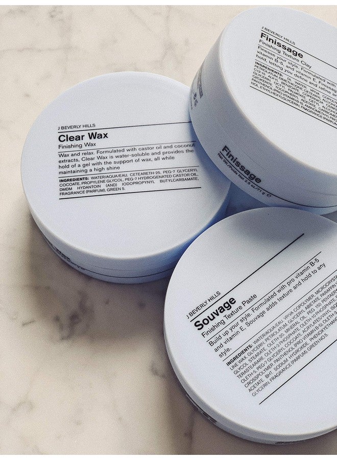Blue Souvage Finishing Texture Paste With Vitamin E For Strong Hair 2.5 Oz