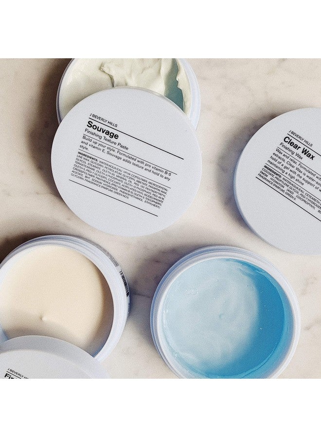 Blue Souvage Finishing Texture Paste With Vitamin E For Strong Hair 2.5 Oz