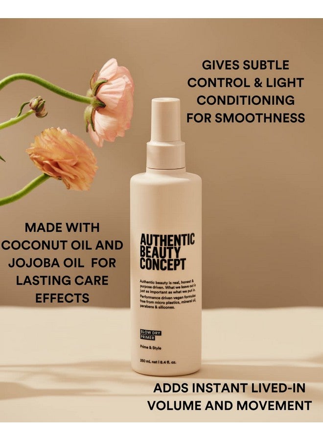 Blow Dry Primer ; Blow Dry Spray Heat Protection ; Protects Hair From Blow Dry Damage ; Thermal Protection ; Vegan & Crueltyfree ; Siliconefree ; 8.4 Fl. Oz. ; Authentic Beauty Concept