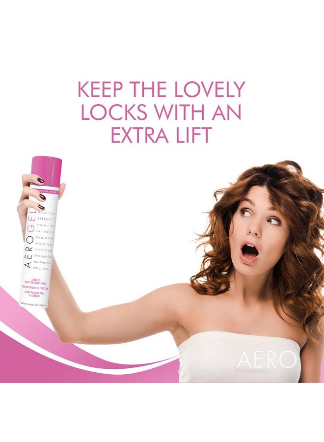 Tri Aerogel Hairspray Nontoxic Hair Finishing Spray For Styling Volumizing And Holding Curly Hair With Flexible Hold For Women And Men Pack Of 1 (10.5 Oz)