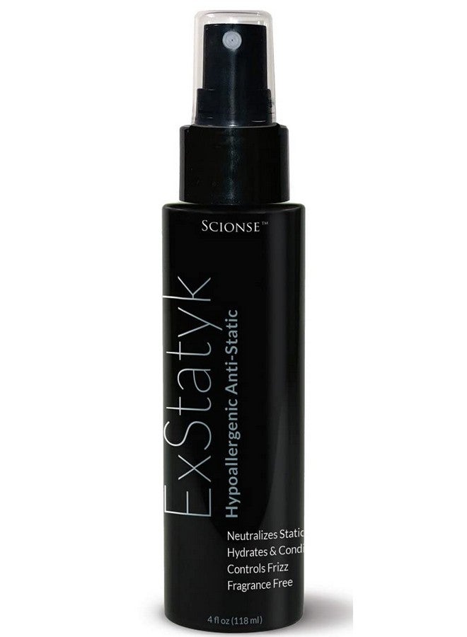 Exstatyk Anti Static Hypoallergenic Spray Anti Frizz Fragrance Free Unscented