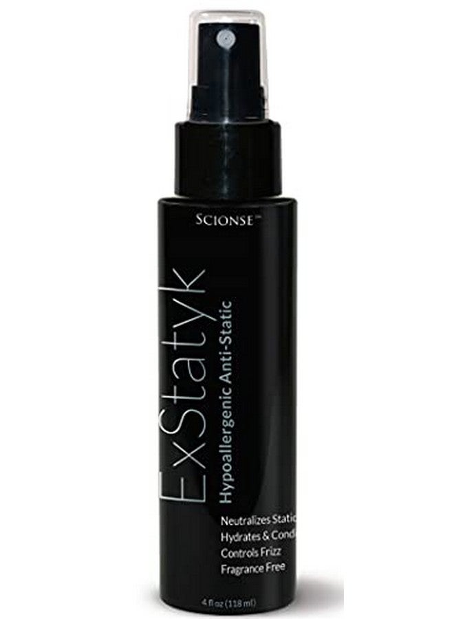 Exstatyk Anti Static Hypoallergenic Spray Anti Frizz Fragrance Free Unscented