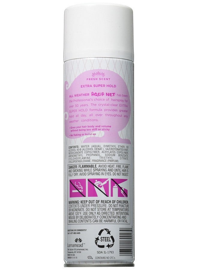 Professional Hair Spray Extra Super Hold 3 Fresh Scent 11 Oz