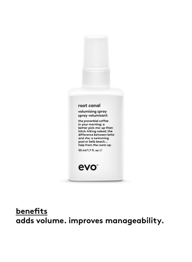 Root Canal Volumizing Spray Texture Boost Supports Roots Natural Thickening Lightweight Hair Styling Spray Travel Size 50Ml / 1.7Fl.Oz