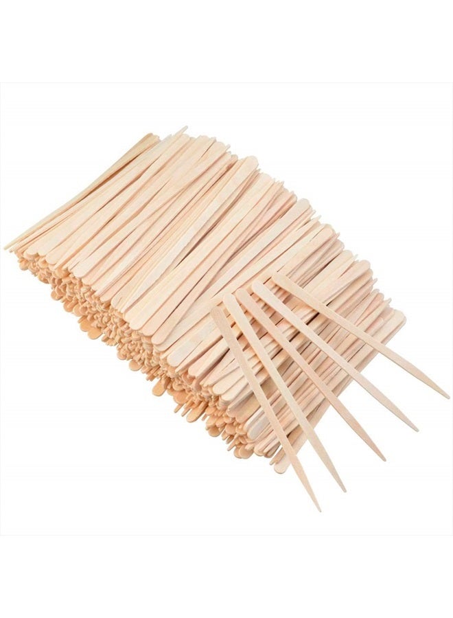 1200 Pack Wooden Waxing Sticks Wax Spatulas Sticks Small Wax Applicator Sticks Wood Craft Sticks Spatulas Applicator for Hair Eyebrow Nose Removal (Without Handle)