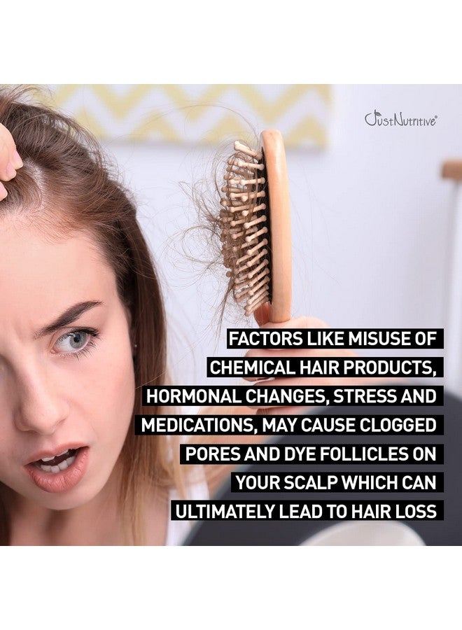 Grow New Hair Treatment ; Hair Regrowth Oil ; Natural Hair Care ; Hair Growth Treatment For Men And Women ; Just Nutritive ; 4 Oz