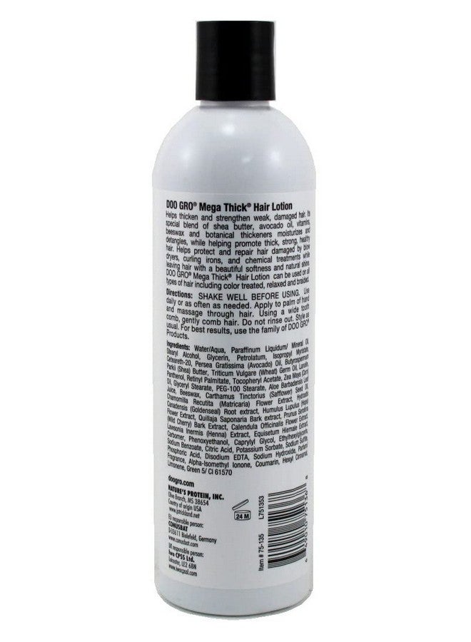 Hair Lotion Mega Thick 12 Ounce (355Ml)