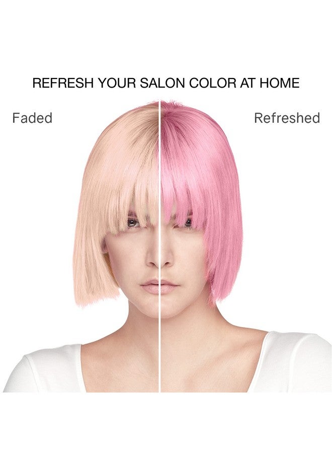 Viral Duo Color Depositing Colorwash Shampoo & Conditioner Set + Bondfix Bond Rebuilder Semi Permanent Hair Color Vegan Hair Dye Light Pink