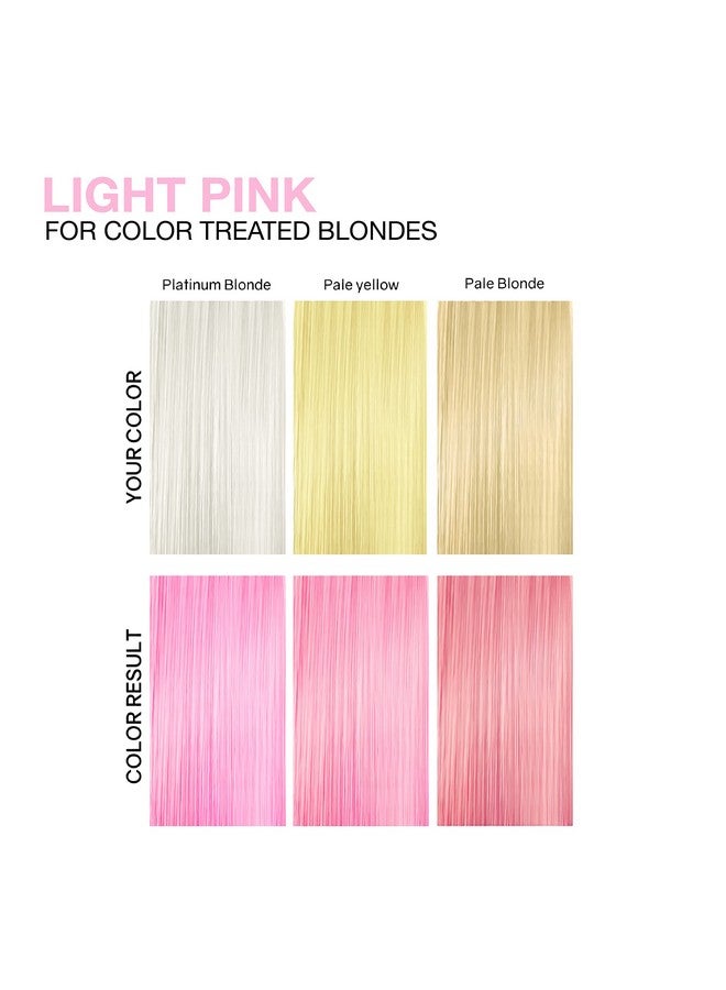 Viral Duo Color Depositing Colorwash Shampoo & Conditioner Set + Bondfix Bond Rebuilder Semi Permanent Hair Color Vegan Hair Dye Light Pink