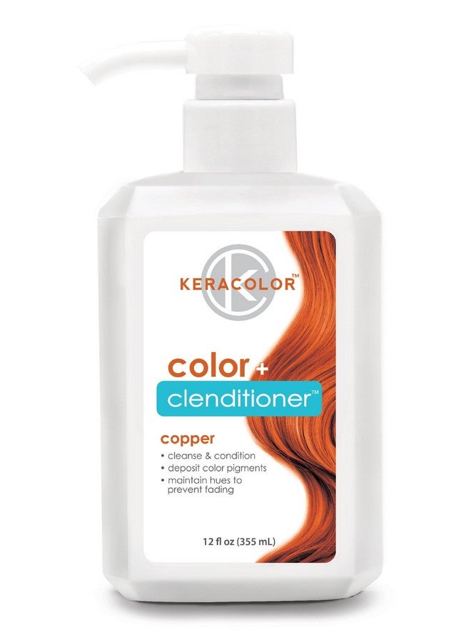 Clenditioner Copper Hair Dye Semi Permanent Hair Color Depositing Conditioner 12 Fl. Oz.