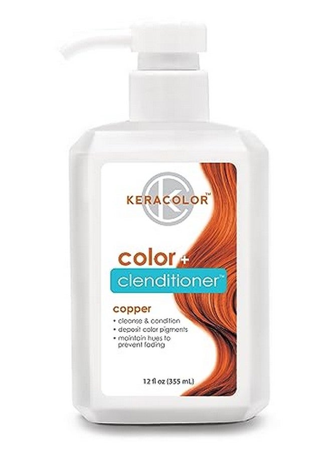 Clenditioner Copper Hair Dye Semi Permanent Hair Color Depositing Conditioner 12 Fl. Oz.