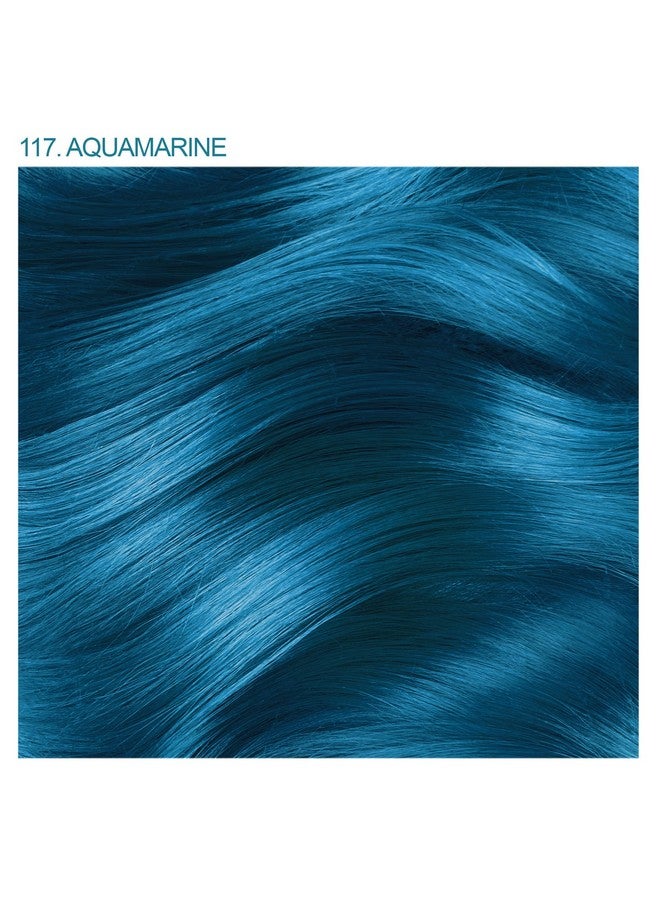 Semi Permanent Hair Color Vegan And Crueltyfree Hair Dye 4 Fl Oz 117 Aquamarine (Pack Of 2)