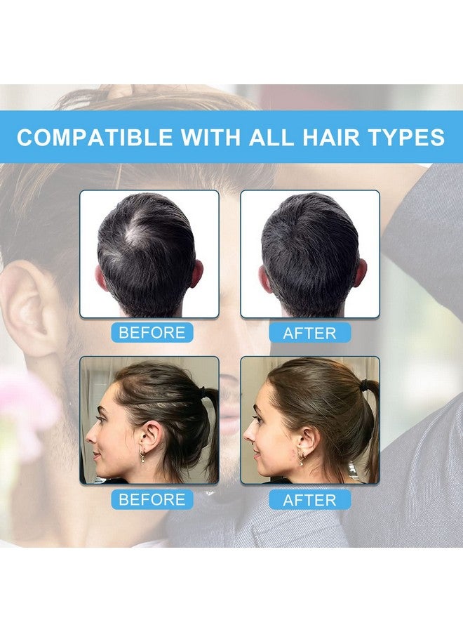 Hair Building Fibers For Thinning Hair With Spray Applicator Pump Nozzle Natural & Undetectable Instantly Thicker Fuller Hair Conceals Hair Loss 30 Sec 4 Shades For Men & Women 27.5G (Black)