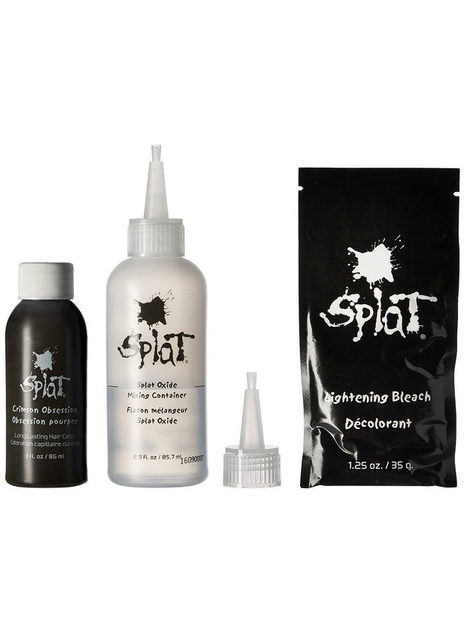 Crimson Obsession Original Complete Hair Dye Kit Semi Permanent Vegan & Crueltyfree