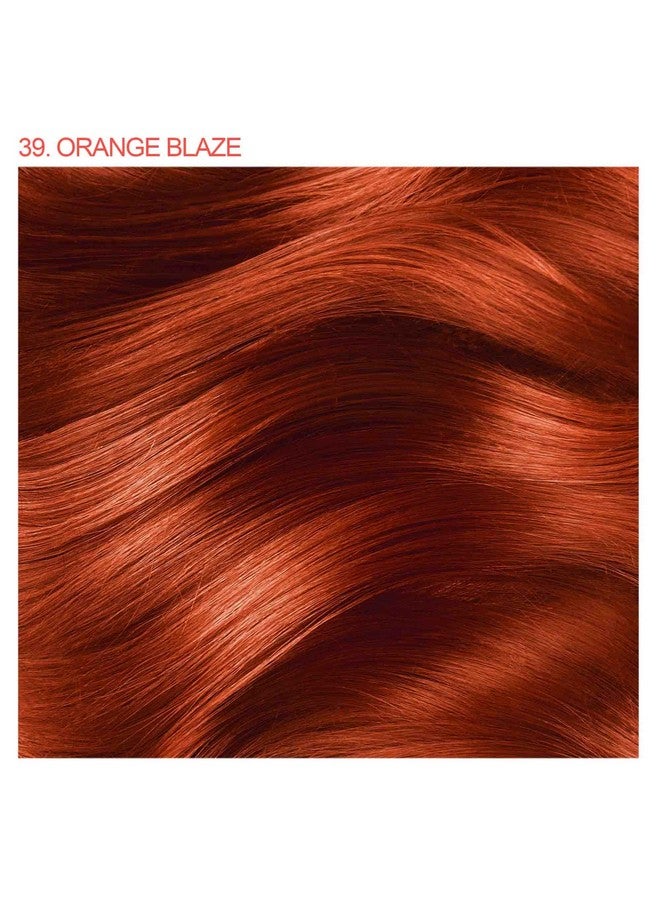 Semi Permanent Hair Color Vegan And Crueltyfree Hair Dye 4 Fl Oz 039 Orange Blaze (Pack Of 2)