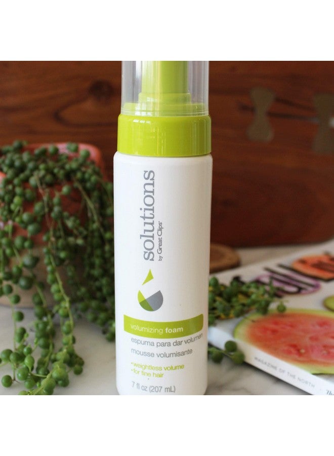 Solutions Volumizing Foam 7Oz ; Adds Volume Softness & Medium Control ; Enhances Natural Shine ; For Fine To Medium Hair