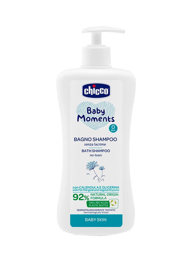 Baby Moments Bath Shampoo No-Tears For Baby Skin 0M+ 500Ml