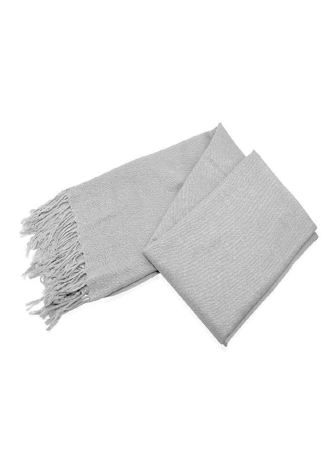 GEARONIC Soft Pashmina Scarf for Women Shawl Wrap Scarves Lady Women's Scarfs in Solid Colors - Gray