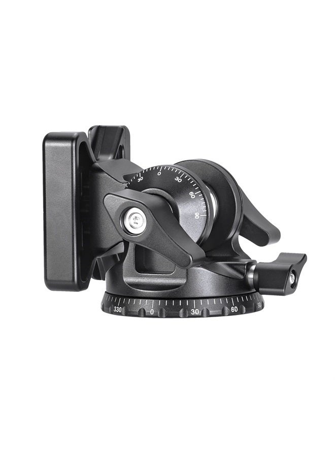 Sunwayfoto DT-03S Arca / RRS Compatible 2 Way Tilt Head + 60mm QR Plate for Tripod / Monopod