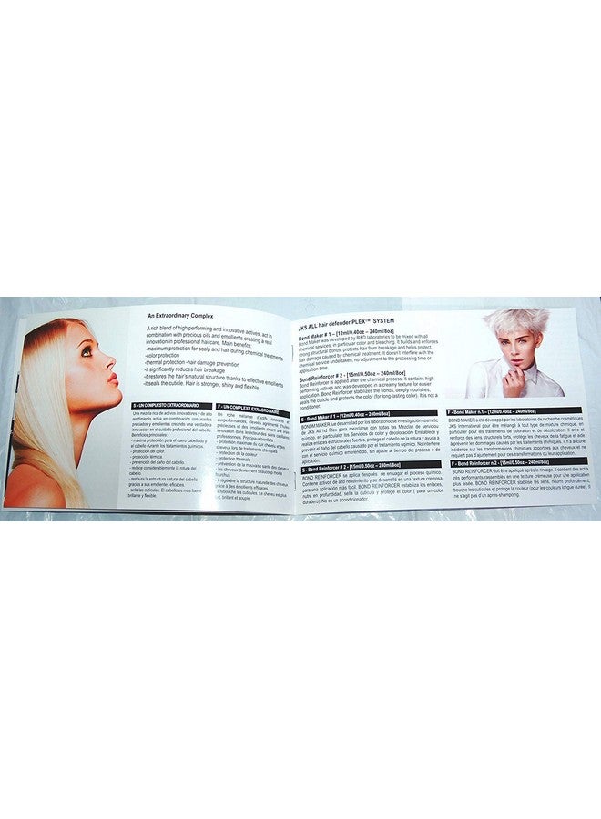 Plex Defender & Repair Bundle 3 Items: Plex Bond Treatment 2 Application Kit 8Oz Plex Amazing Shampoo & 8Oz Plex Amazing Conditioner