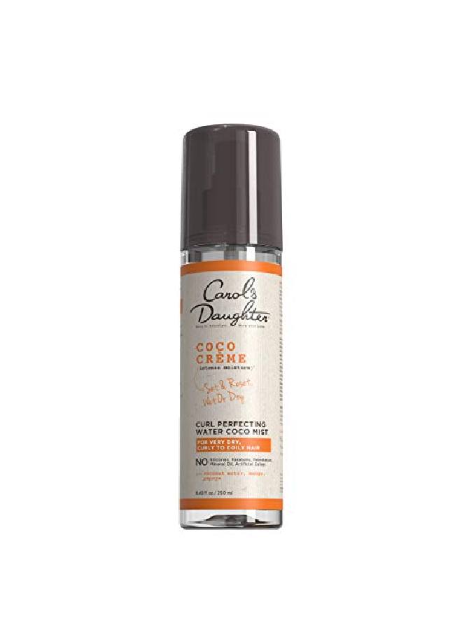 Carol’S Daughter Coco Creme Curl Perfecting Water Coco Mist With Coconut Water Silicone Free Curl Refresher Spray Paraben Free Curl Activating Mist For Very Dry Curly To Coily Hair 5 8.4 Fl Oz