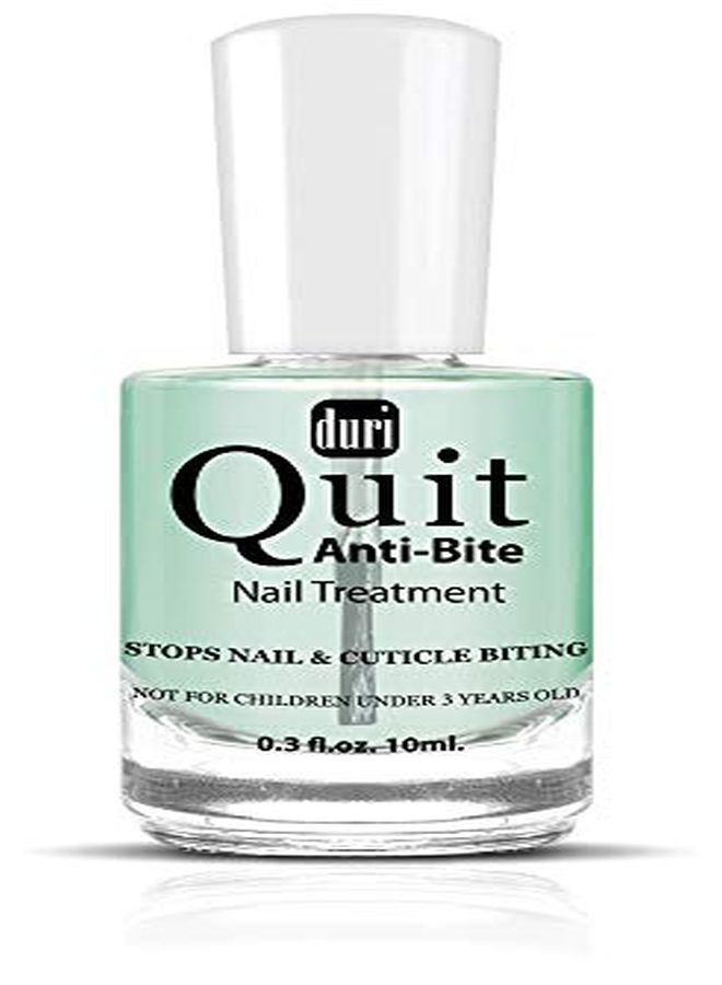 Nail Polish, Quit Anti Bite, Nail Care Polish, Stops Nail And Cuticle Biting, For Ages 3+ (0.3 Fl.Oz. 10 Ml.)