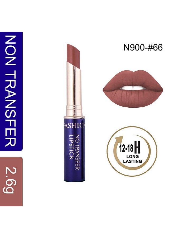 Nontransfer Matte Waterproof Lipstick (66 Mocha)