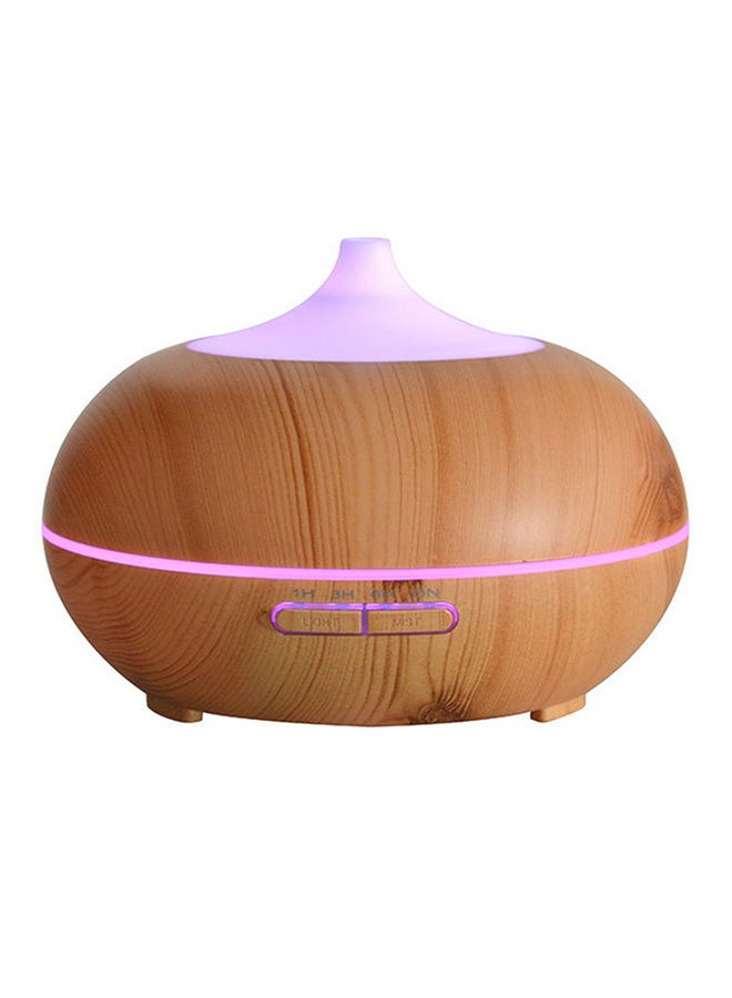 Machine Wood Finish Aroma Diffuser Brown 300ml