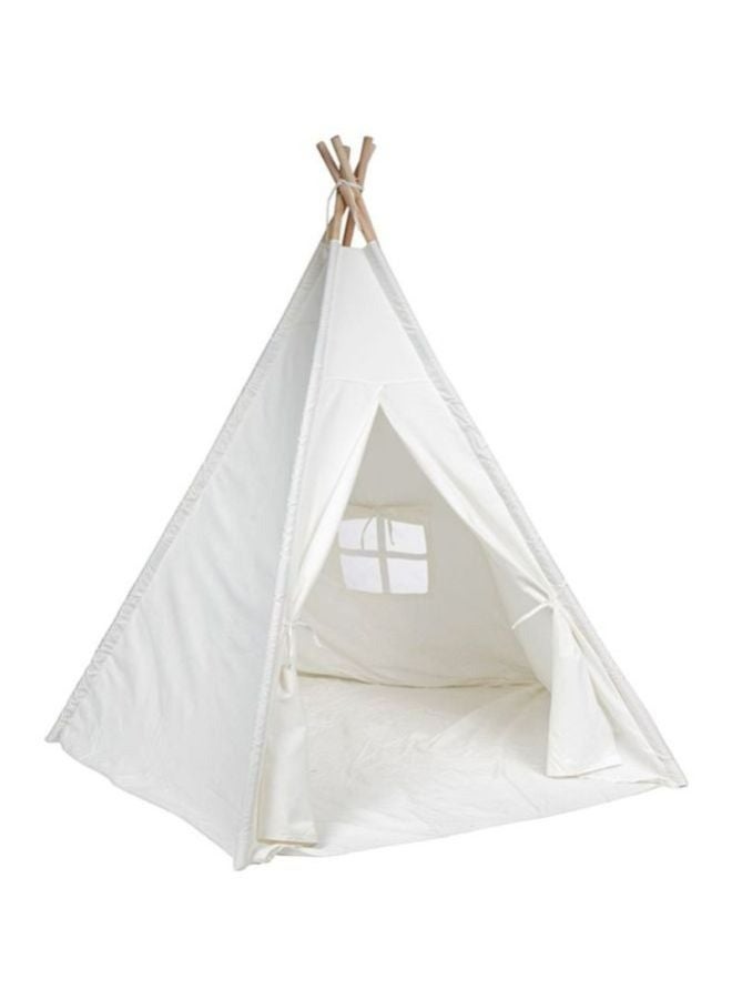 Breathable Foldable Portable Pop Up Unique Design Teepee Play House Tent White,5.3x4.1x35.11cm