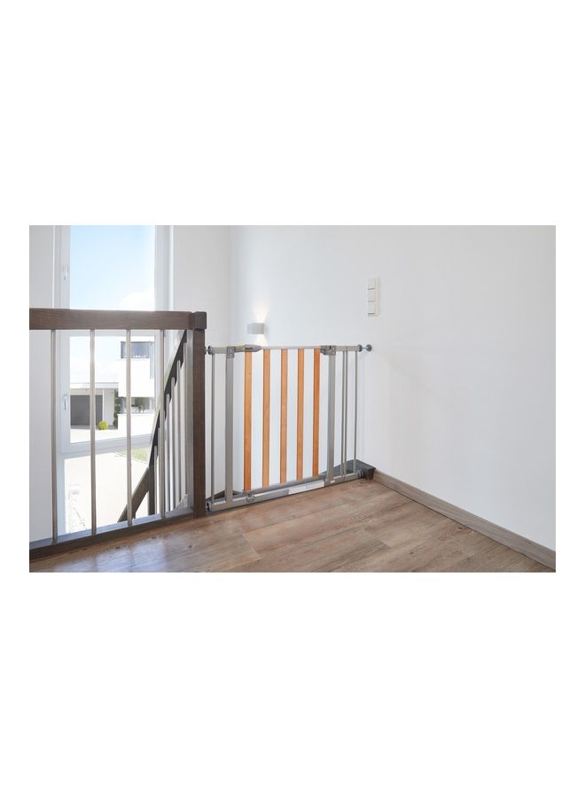 9 Cm Extension For Wood Lock, Stop And Safe 2 Safety Gate, Pressure Fit, Metal, Grey