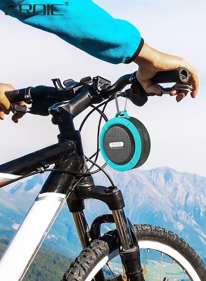 Portable Bluetooth Speaker,Waterproof Wireless Portable Outdoor Speaker,TWS Dual Pairing Wearable Speaker 5.0,,Bluetooth Speaker for Bicycle Scooter Riding Sports