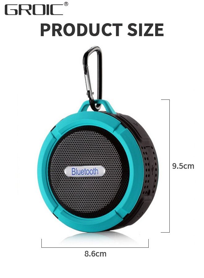 Portable Bluetooth Speaker,Waterproof Wireless Portable Outdoor Speaker,TWS Dual Pairing Wearable Speaker 5.0,,Bluetooth Speaker for Bicycle Scooter Riding Sports