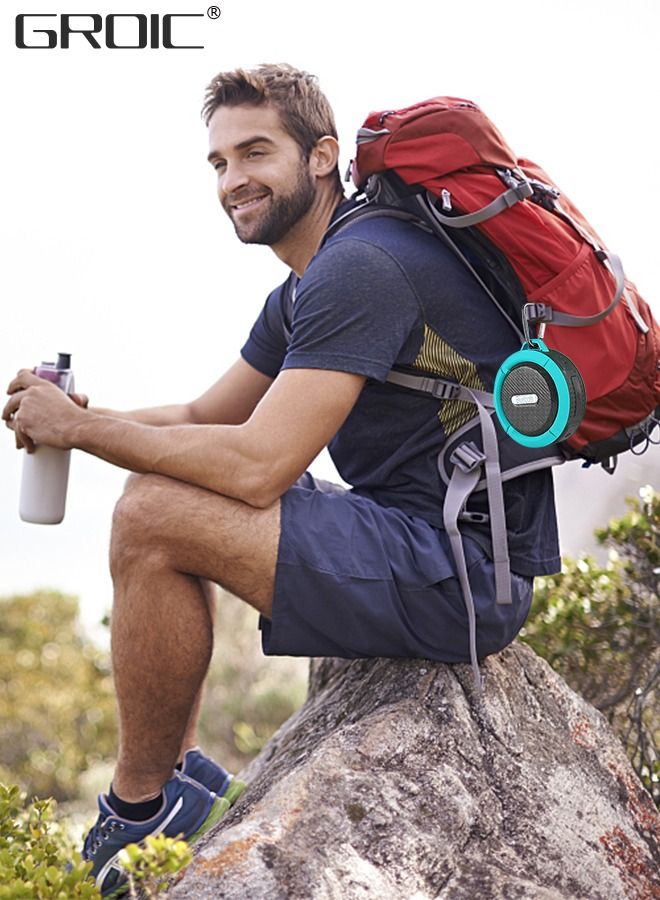 Portable Bluetooth Speaker,Waterproof Wireless Portable Outdoor Speaker,TWS Dual Pairing Wearable Speaker 5.0,,Bluetooth Speaker for Bicycle Scooter Riding Sports