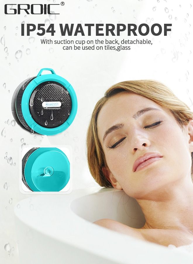 Portable Bluetooth Speaker,Waterproof Wireless Portable Outdoor Speaker,TWS Dual Pairing Wearable Speaker 5.0,,Bluetooth Speaker for Bicycle Scooter Riding Sports