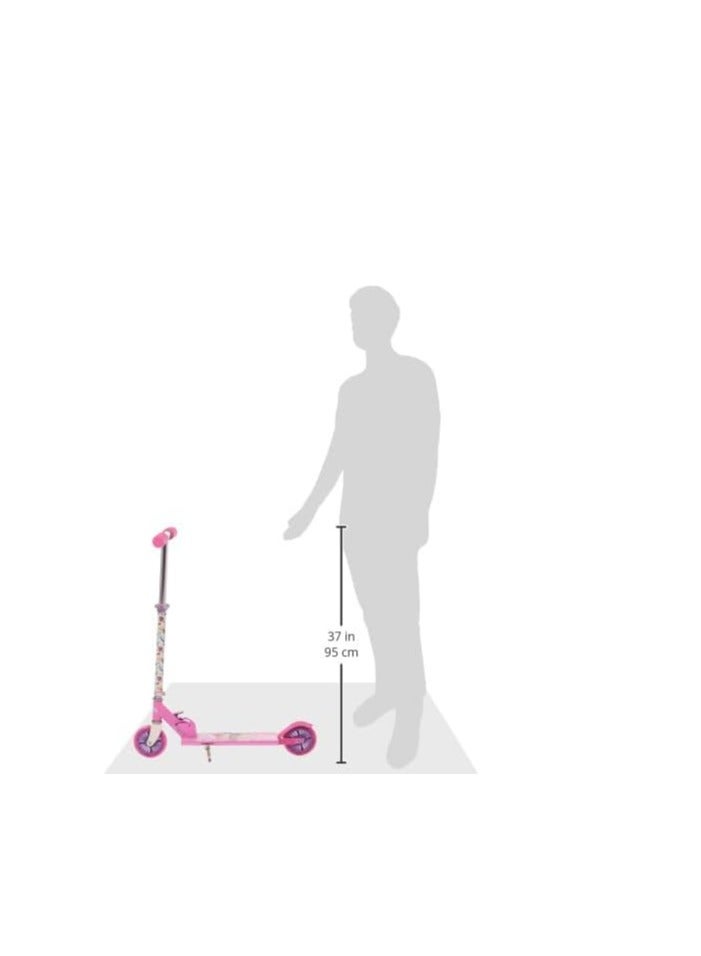 Princess 2 wheel Scooter - with LED light Pink, SP-7061