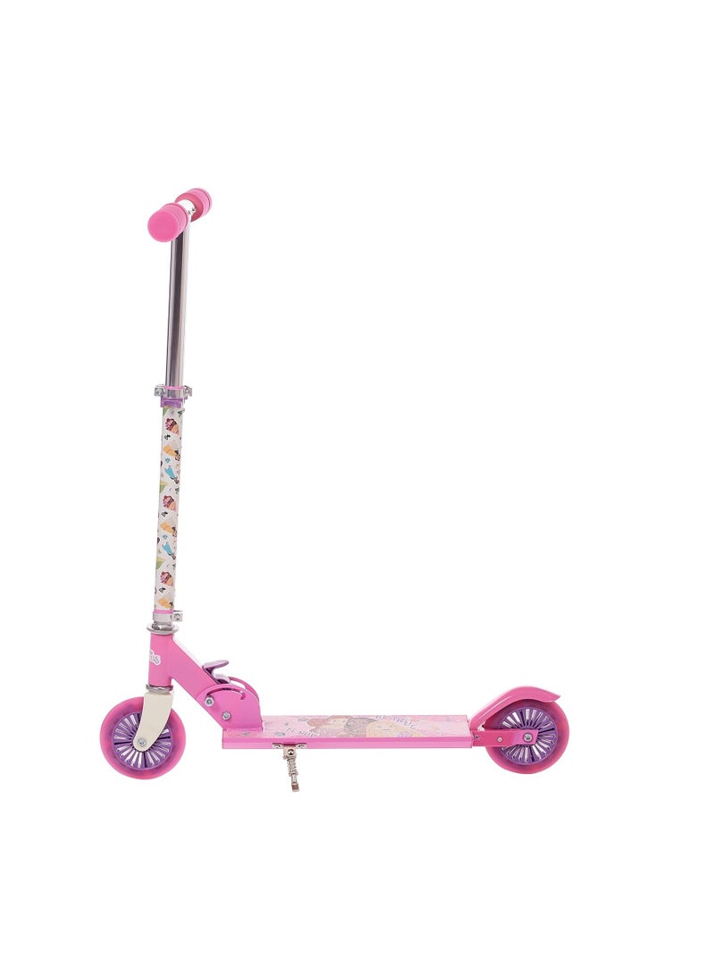 Princess 2 wheel Scooter - with LED light Pink, SP-7061